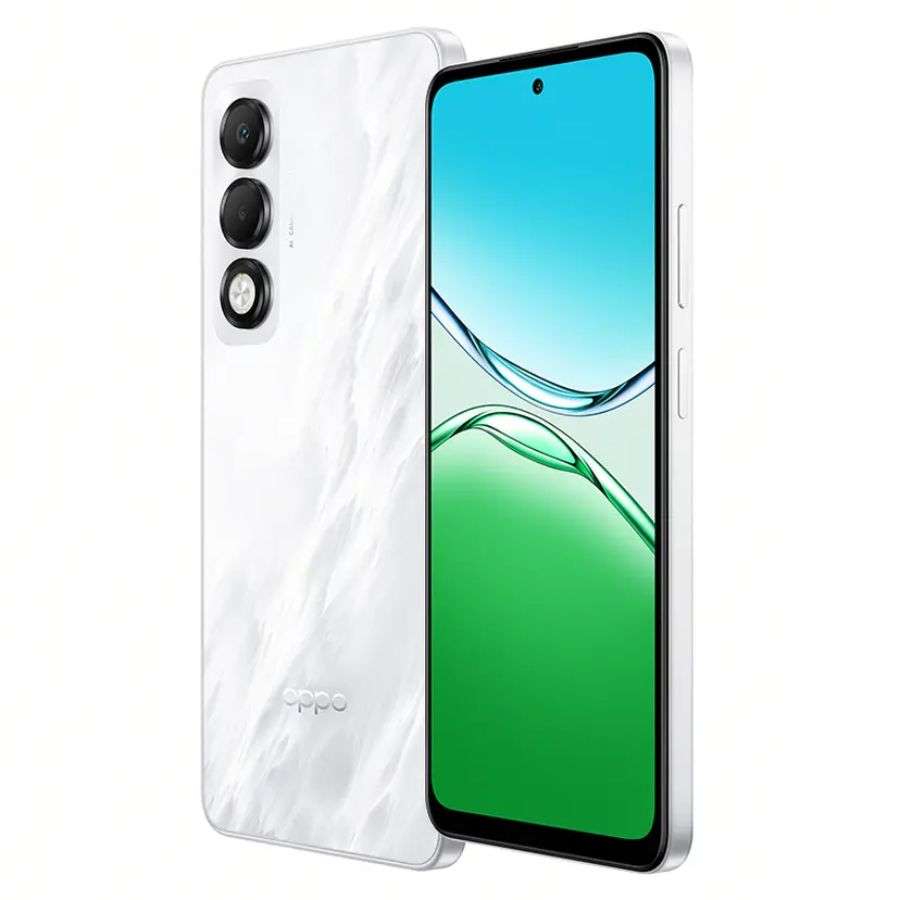 OPPO A5i Pro 8GB 128GB Trắng góc nghiêng