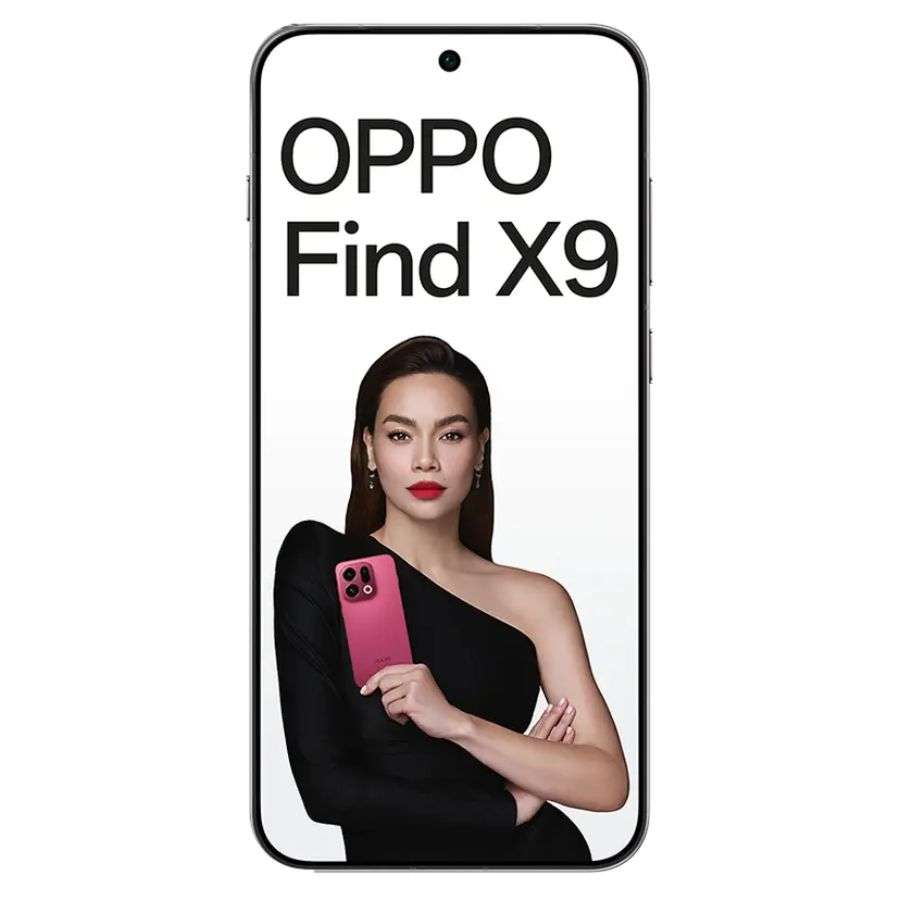 OPPO Find X9 Xám Titan màn hình
