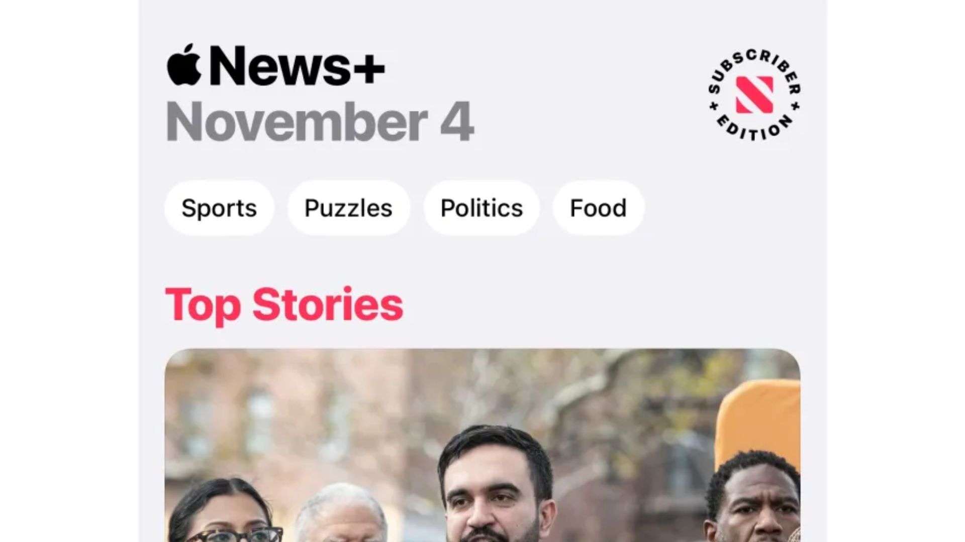 Thiết kế mới cho Apple News