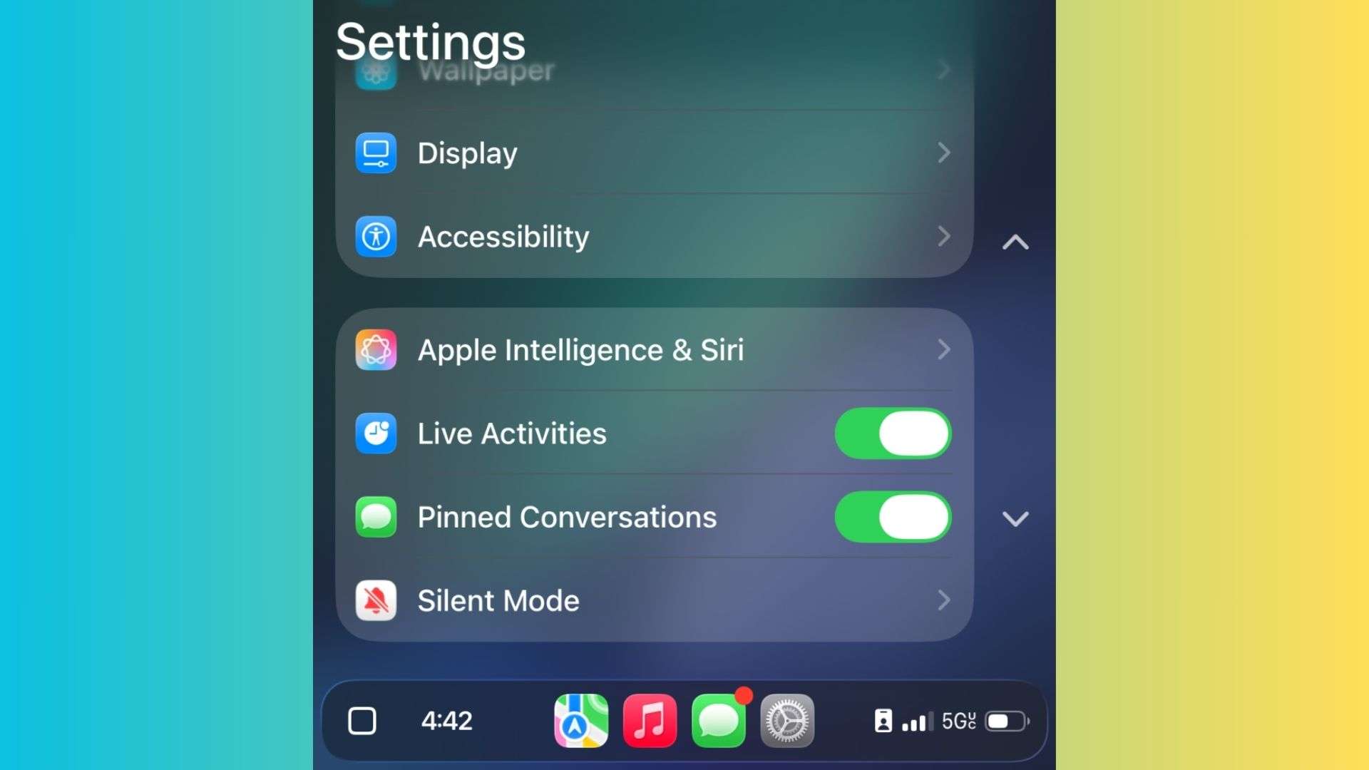 Tùy chỉnh linh hoạt hơn cho Tin nhắn trong CarPlay