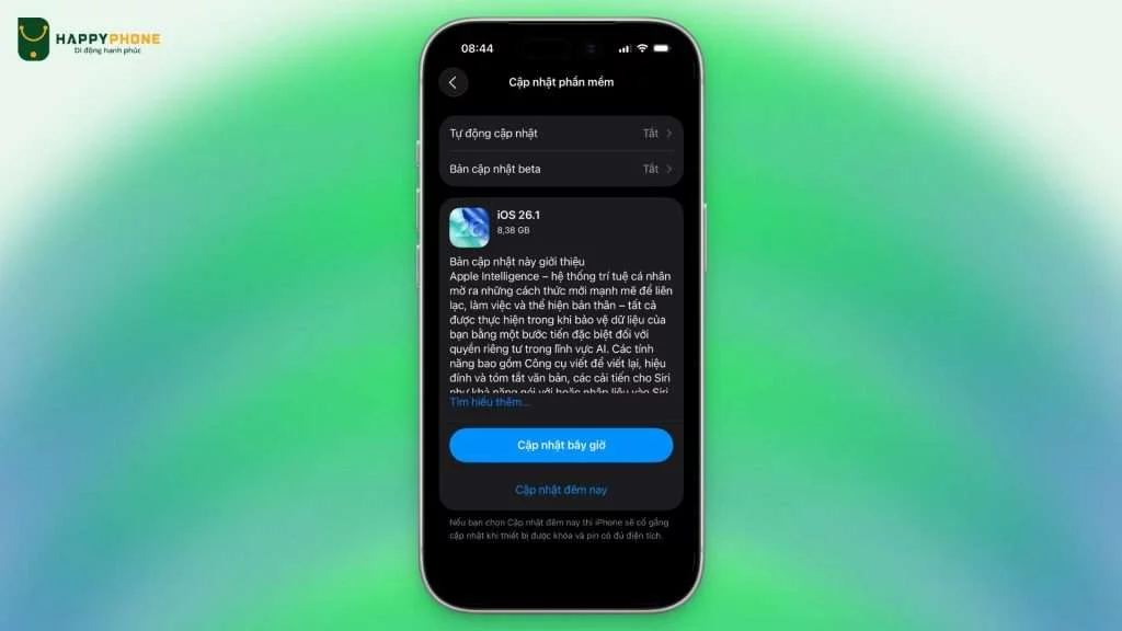 iOS 26.1 chính thức ra mắt có gì mới Có nên cập nhật ngay không