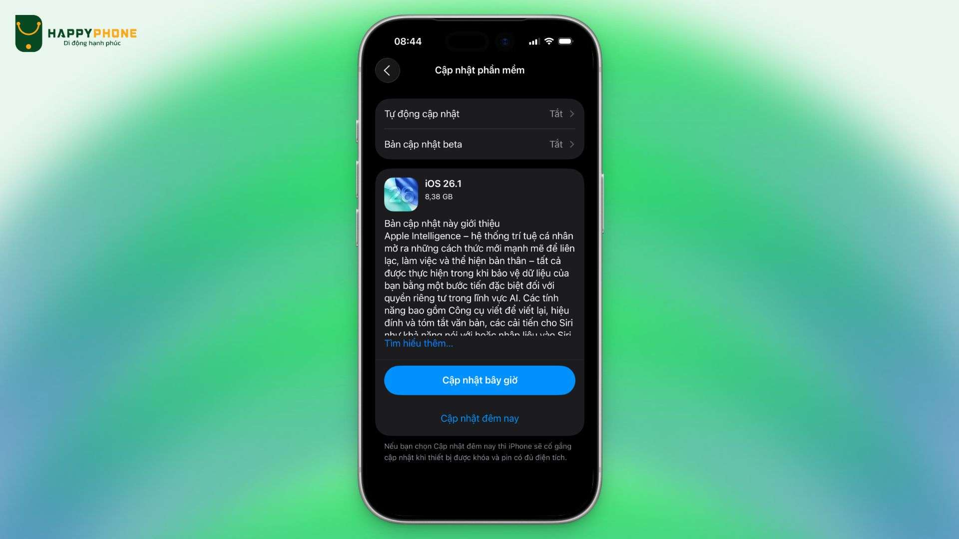 iOS 26.1 chính thức ra mắt có gì mới Có nên cập nhật ngay không