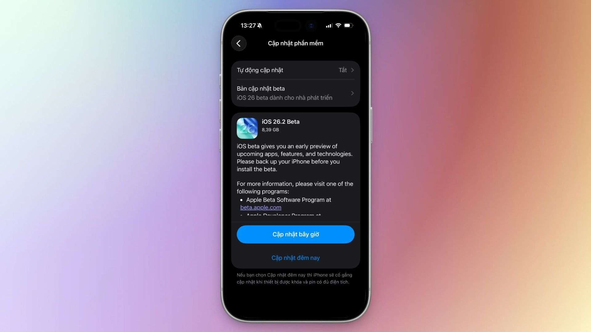 iOS 26.2 Beta 1 vừa được phát hành có gì mới