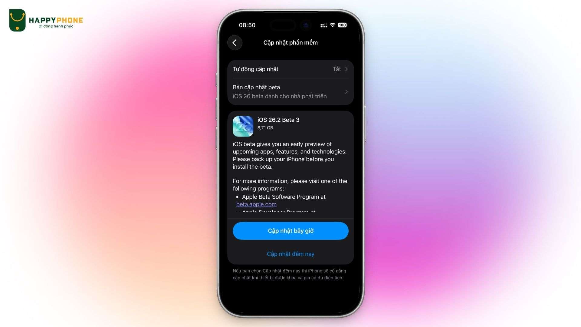 iOS 26.2 Beta 3 vừa được Apple ra mắt có gì mới
