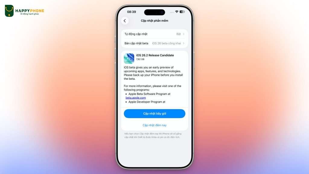 iOS 26.2 RC vừa được Apple phát hành có gì mới