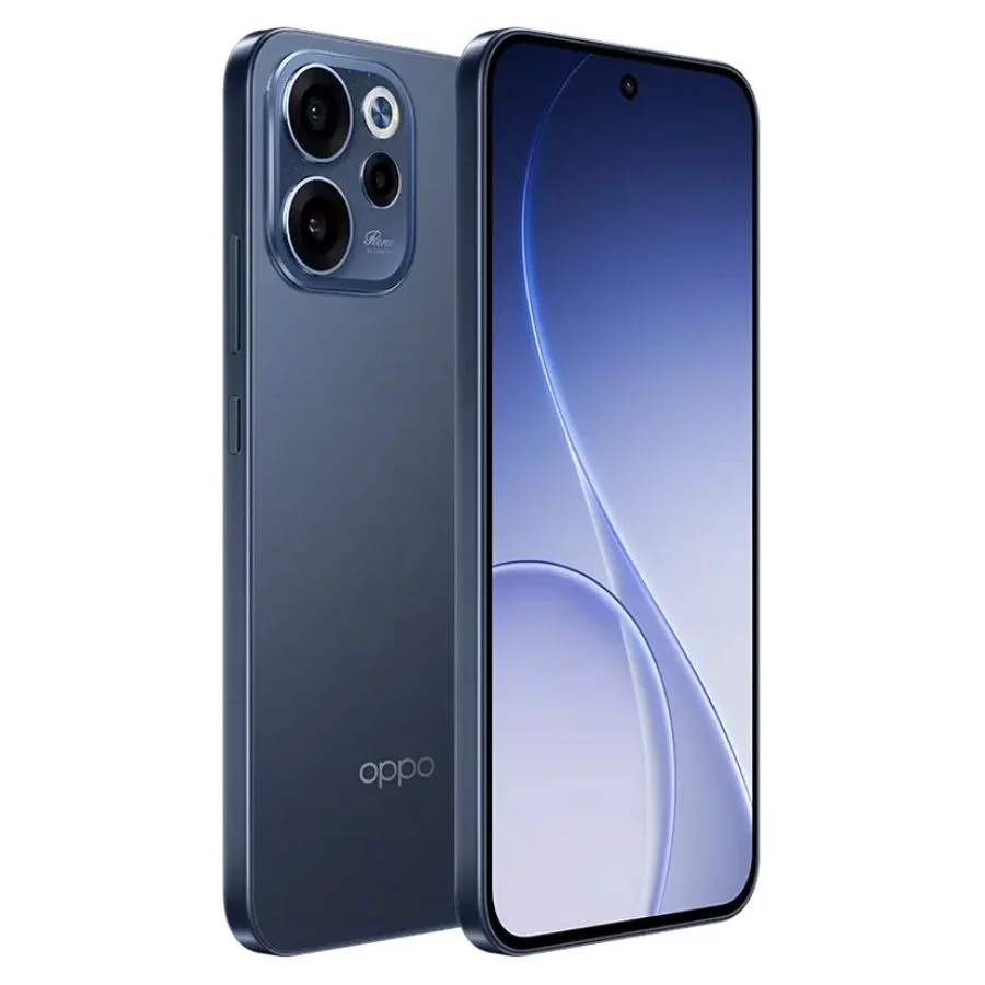 Oppo Reno15F 5G Xanh dương nghiêng