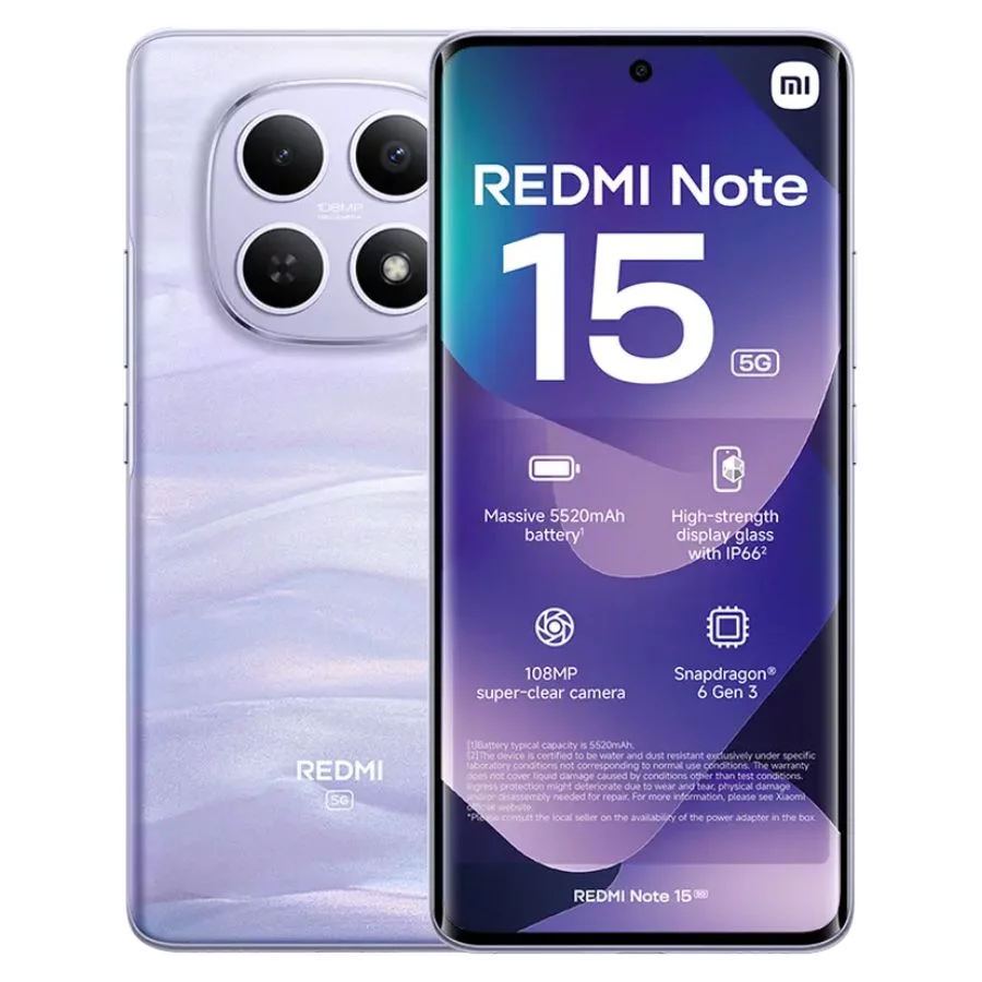 Xiaomi Redmi Note 15 5G Tím