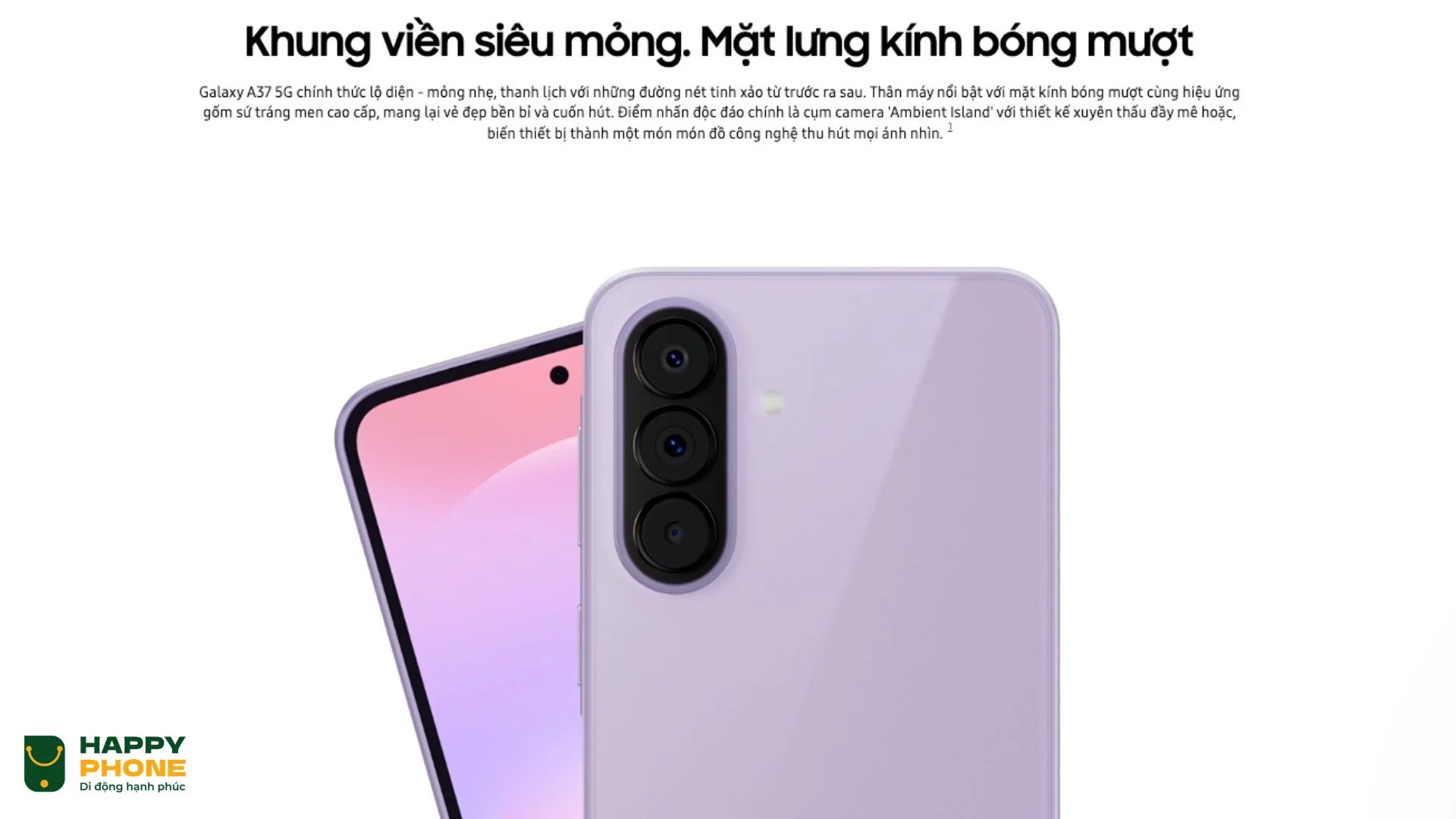 Thiết kế tinh tế, bền bỉ chuẩn cao cấp