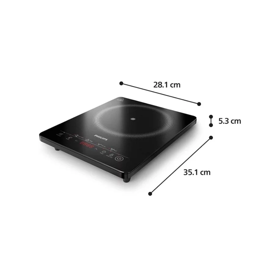 Bếp điện từ Philips HD5830_90 kích thước