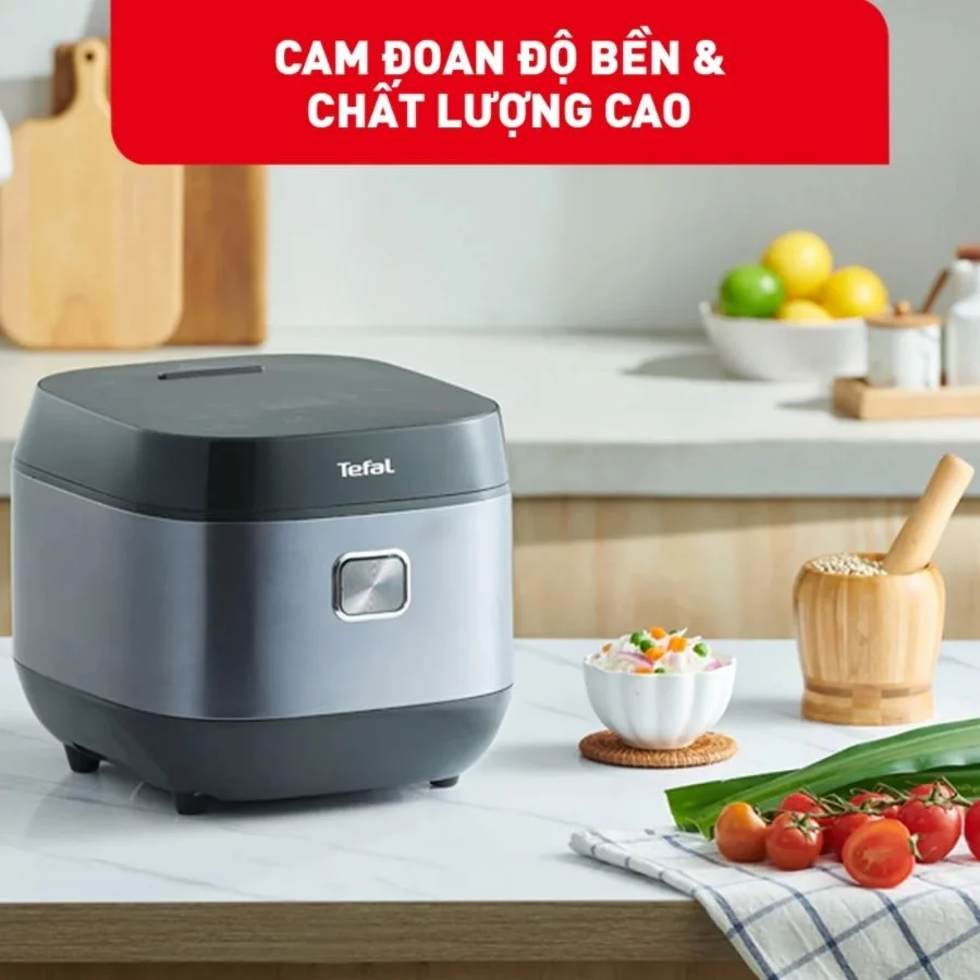 Nồi cơm điện tử Tefal Delirice Plus RK776B68 – 1.8L độ bền