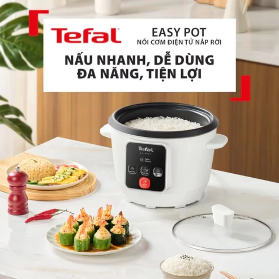 Nồi cơm điện tử Tefal Easy Pot RK1071Y0 – 1.8L đa năng