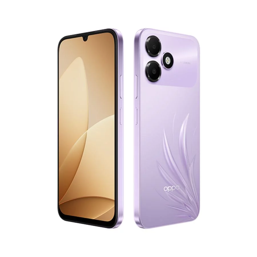OPPO A6C Tím Góc nghiêng