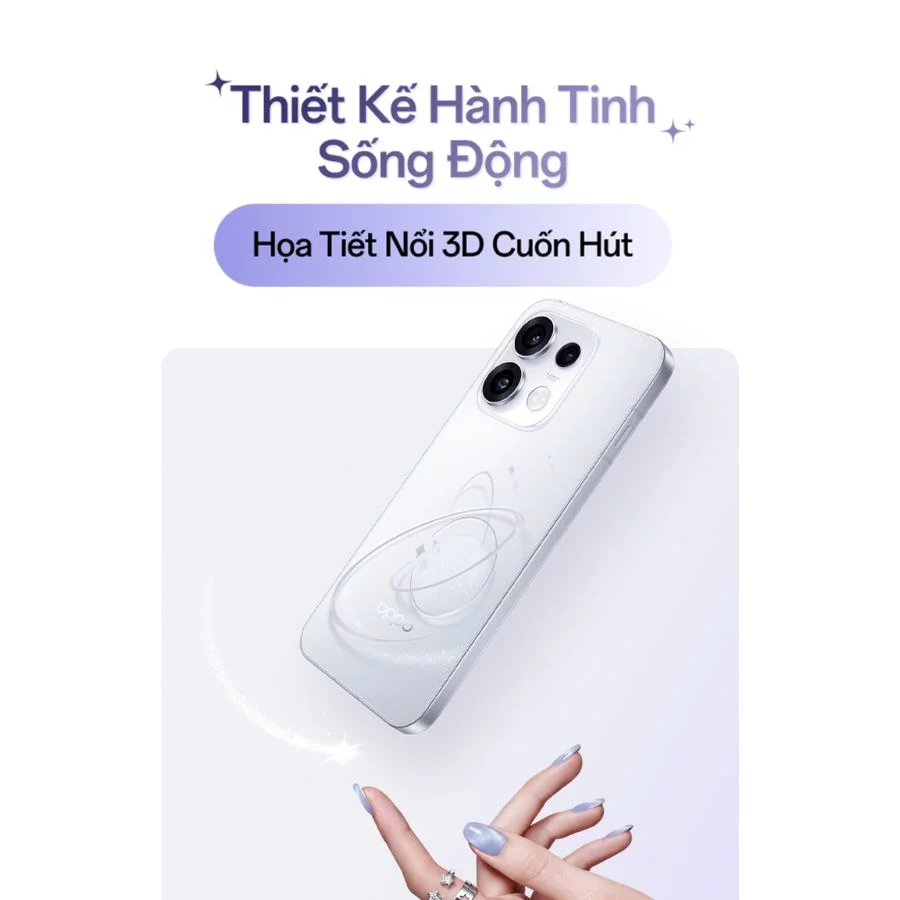 OPPO Reno16 F 5G Thiết kế 3D