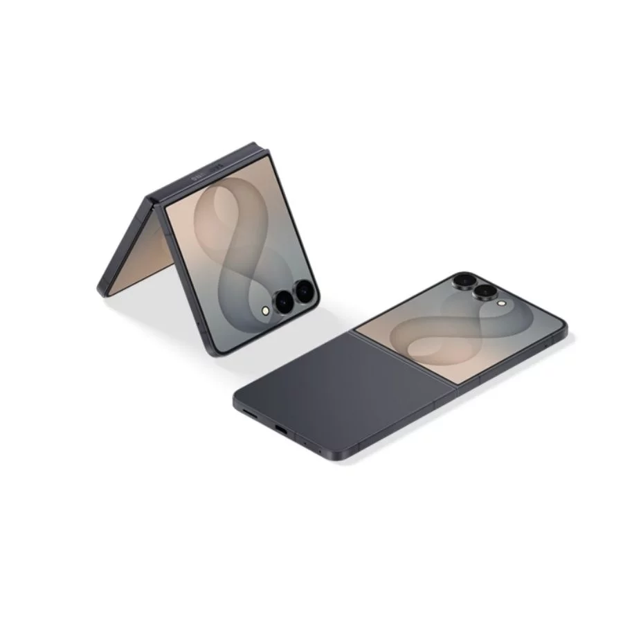 Samsung Galaxy Z Flip8 Đen gập mở